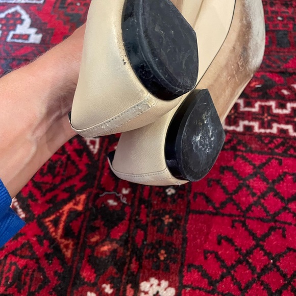 Authentic Chanel Nude Black Ballet Flats 40 - Picture 4 of 6